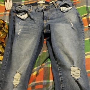 Jessica Simpson forever rolled ankle jeans